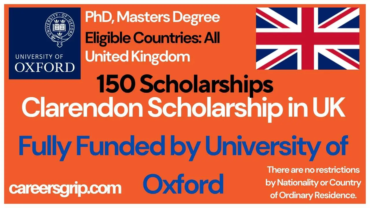 Clarendon Scholarship in UK