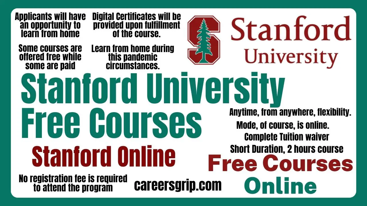 Stanford University Free Courses