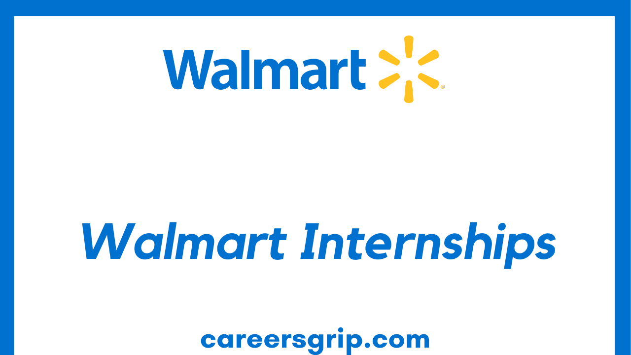 Walmart Internship