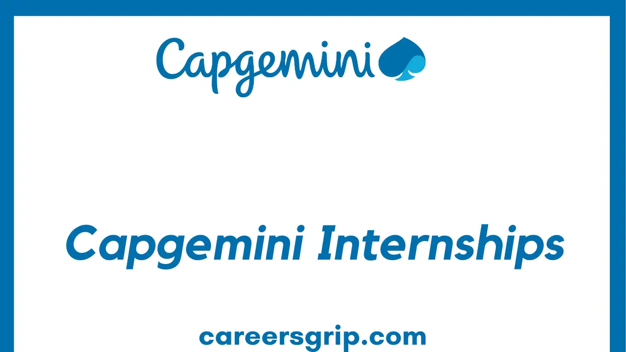 Capgemini Internship