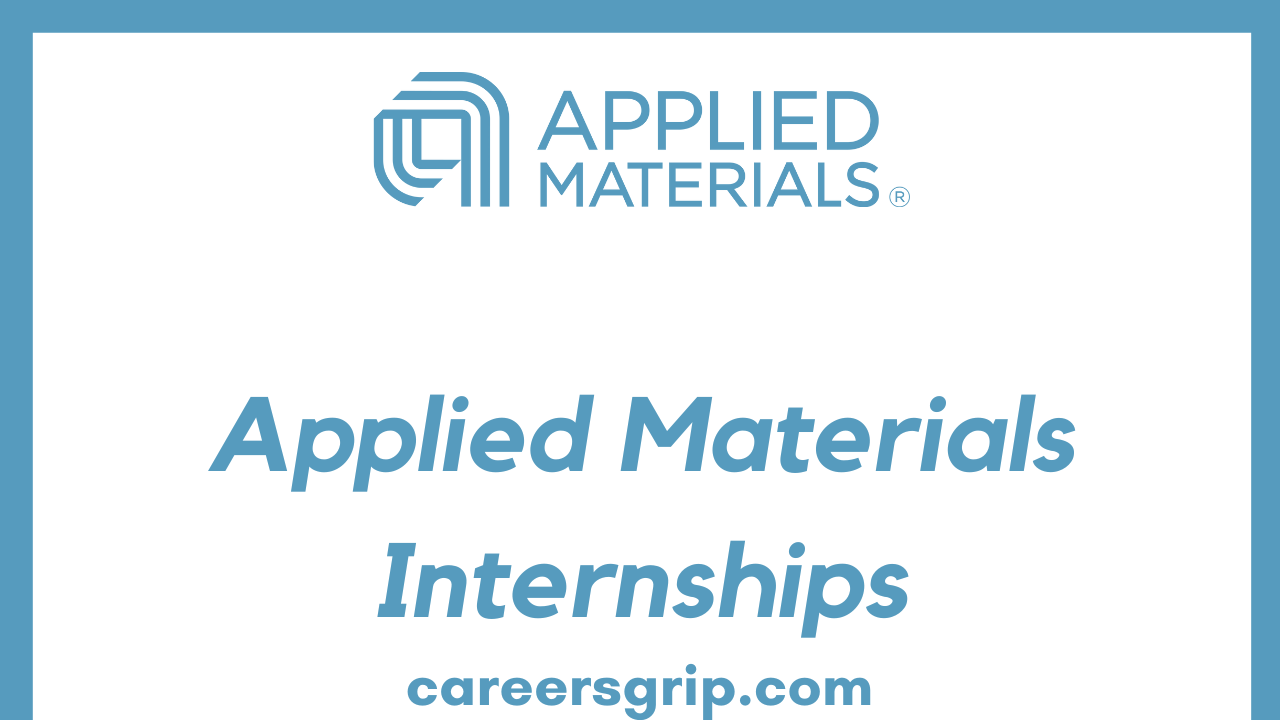 Applied Materials Internship
