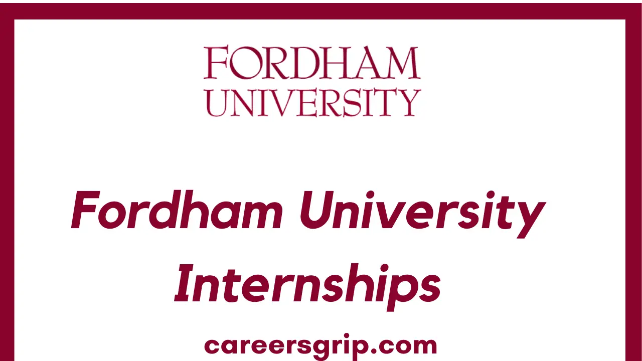 Fordham University Internships