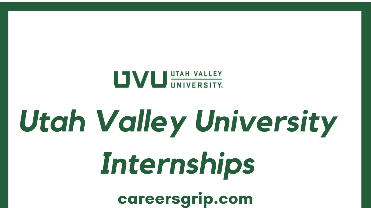 Utah Valley University Internships