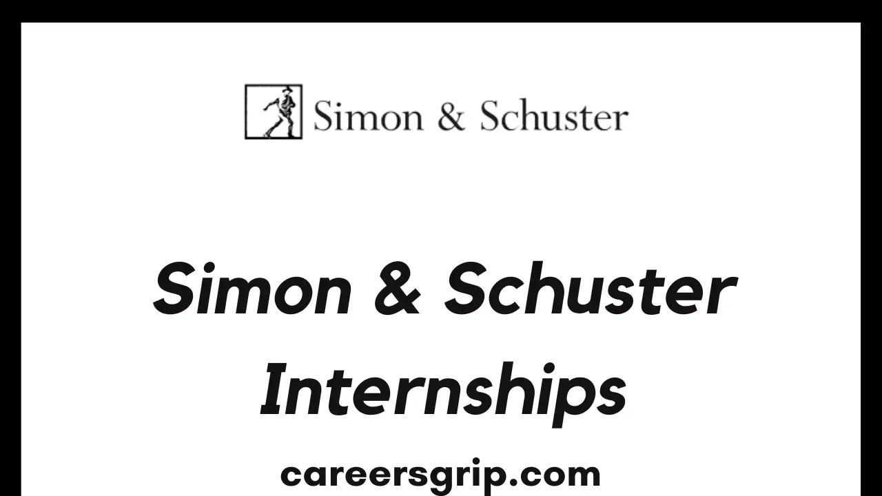 Simon & Schuster Internships