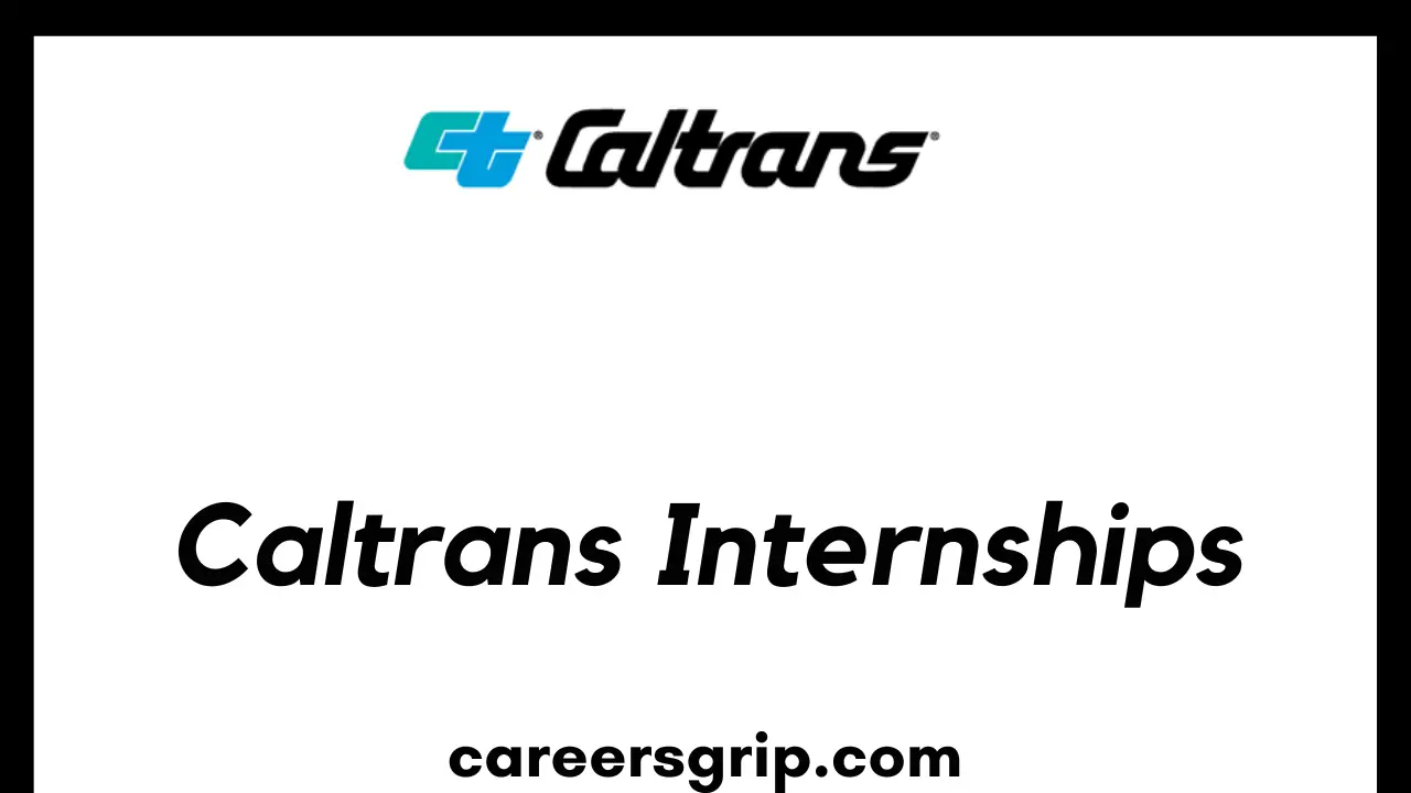 Caltrans Internship