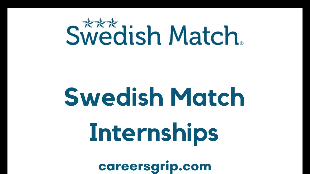 Swedish Match Internship