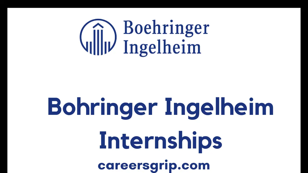 Bohringer Ingelheim Internship