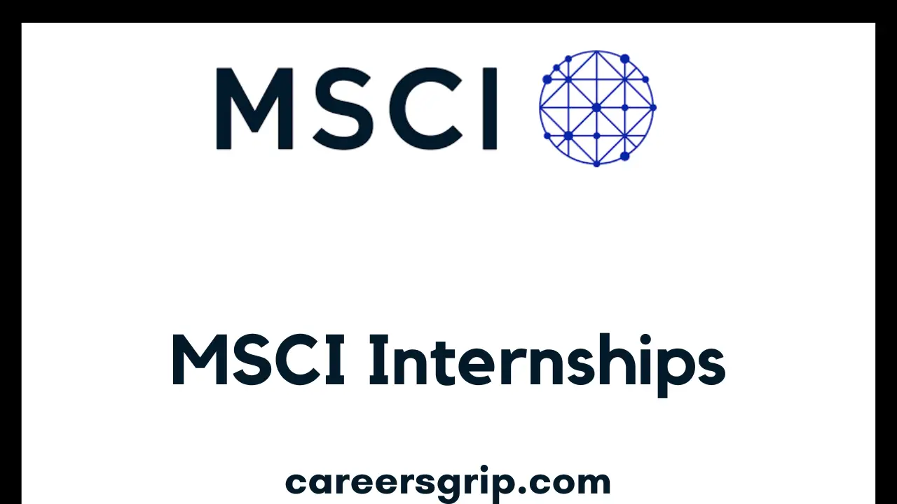 MSCI Internship